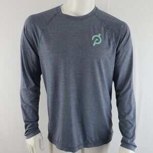 Rhone X Peloton Long Sleeve Exercise Shirt Mens Medium Blue‎